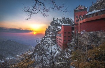 日落时分—武当山