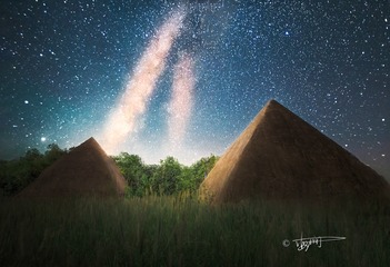 星空下
