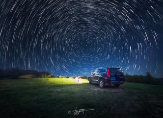 星空下