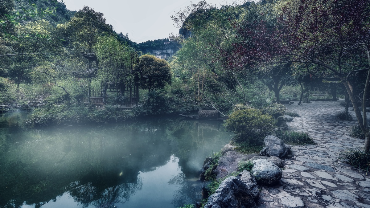 烟雨蒙胧四月天