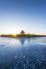 角楼日出