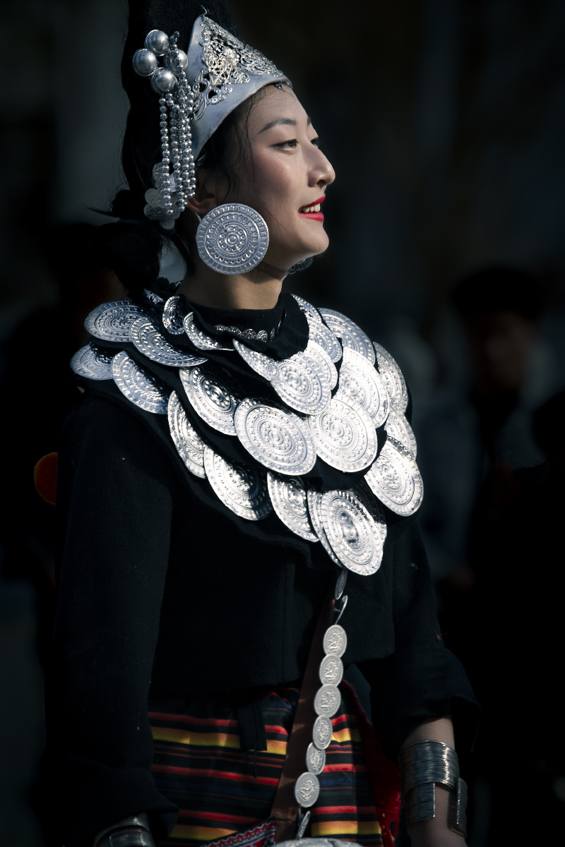 僜人姑娘是西藏地区人口最少的少数民族族群加上藏南印控区的僜人总计