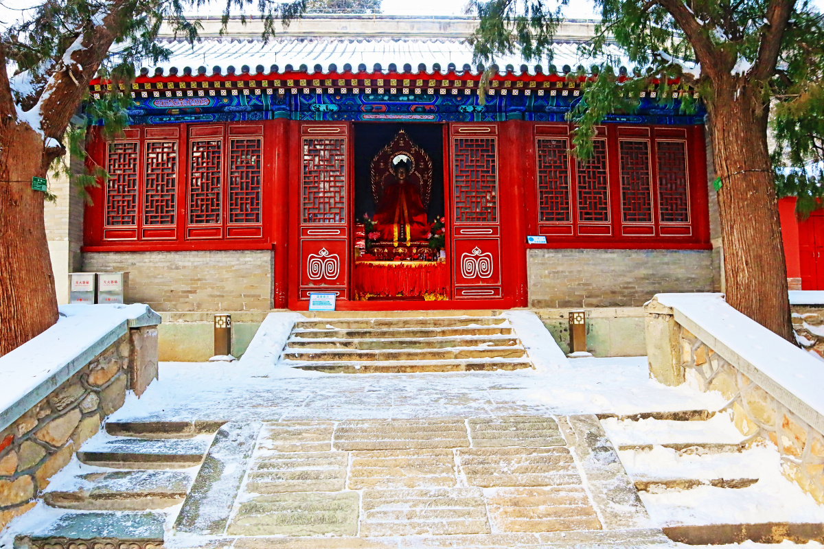 石景山雍王府虎头山翠微绝顶证果寺风景