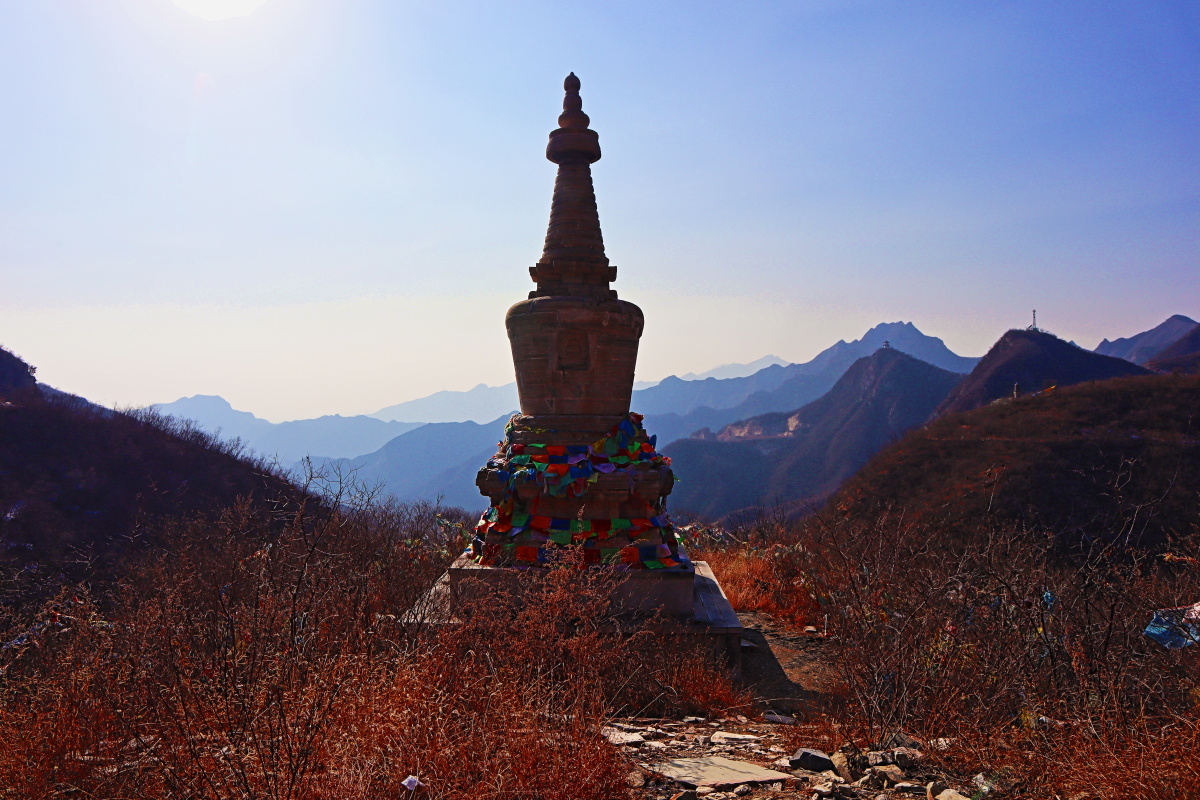 房山北车营灵鹫禅寺谷积山风景