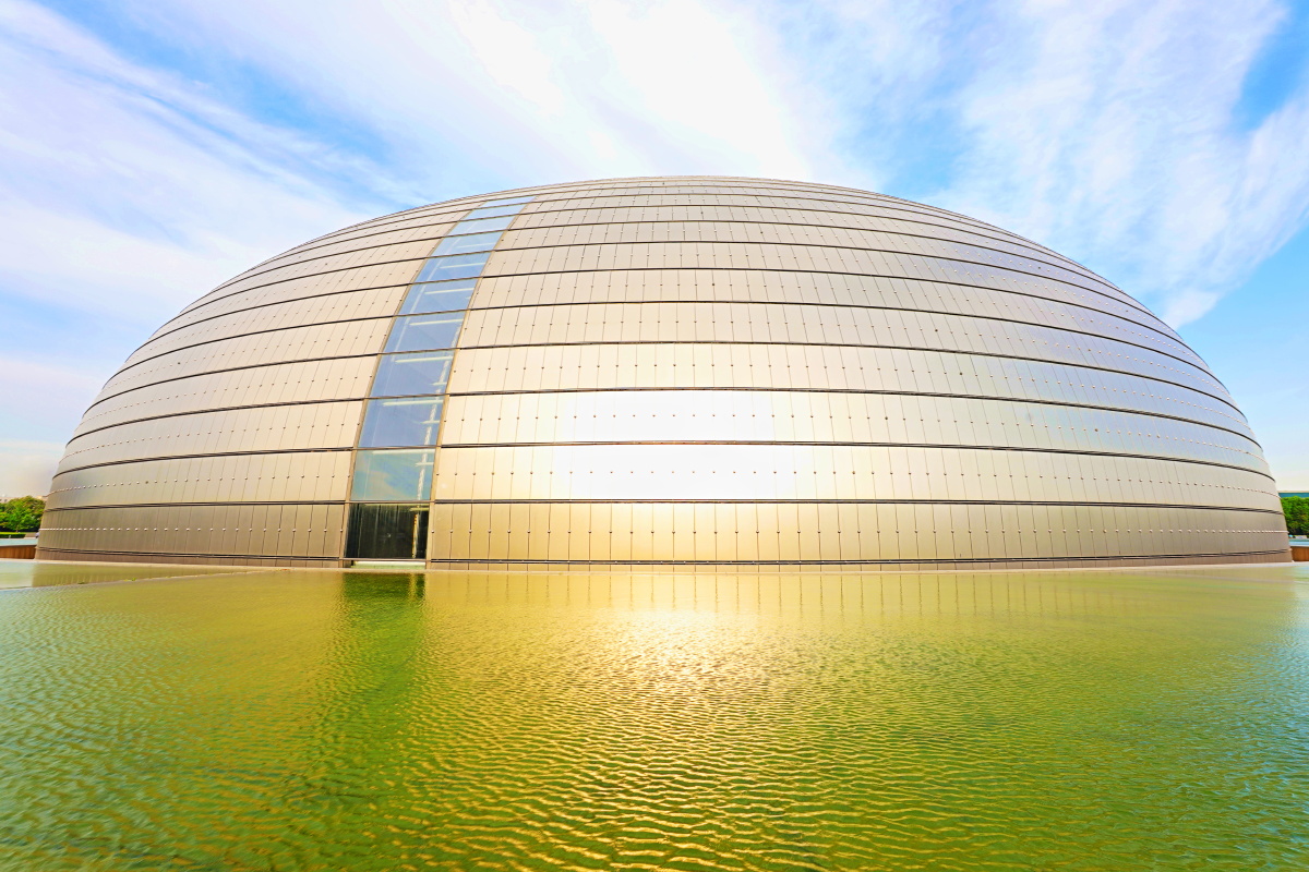 超广角镜头的魅力佳能5dmarkiv1635mmf28Ⅲ代拍摄的北京国家大剧院