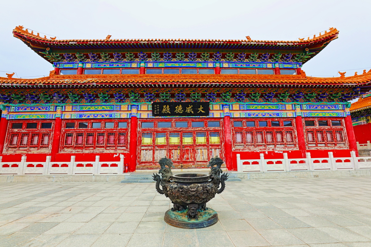 山西五台山风景区南台狮子窝吉祥寺西台中台浴池北台华北屋脊东台五台