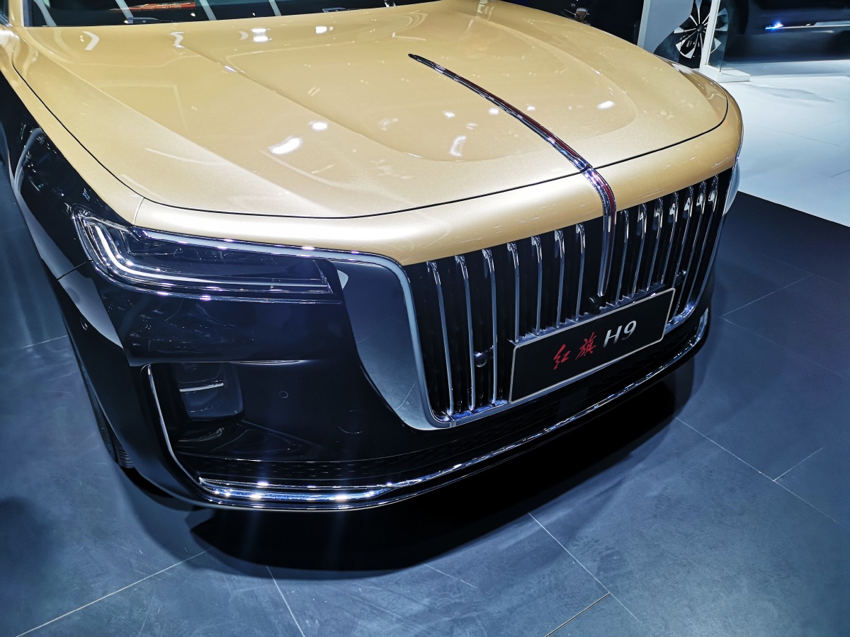 2021西安十一车展随拍红旗轿车