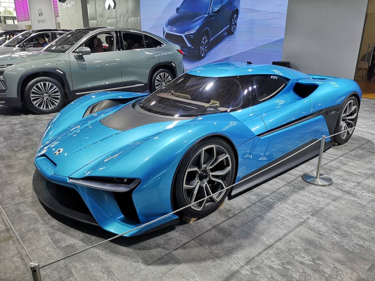 2021西安十一车展随拍蔚来跑车ep9