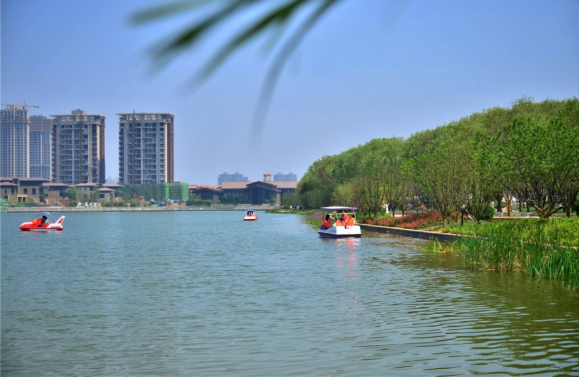 西安雁鸣湖湿地风光