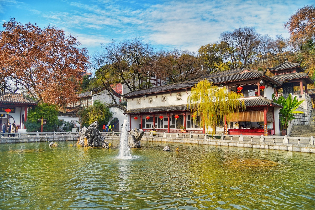 游黄鹤楼之鹅池,摄于2017年.