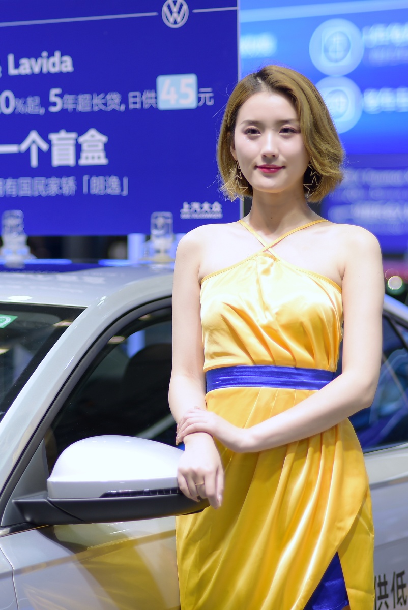 西安车展2021大众车模