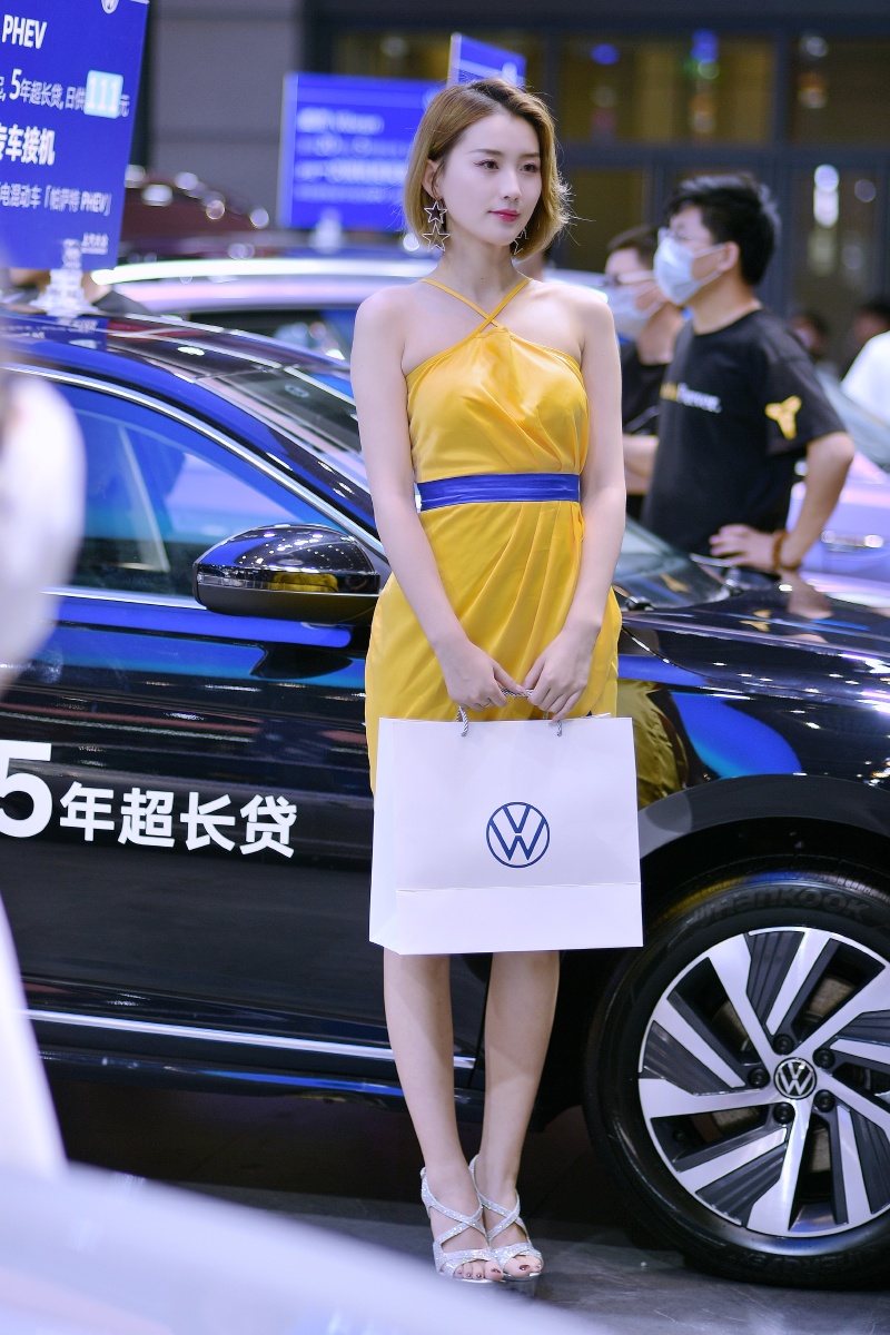 西安车展2021大众车模