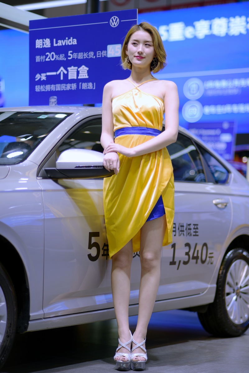 西安车展2021大众车模