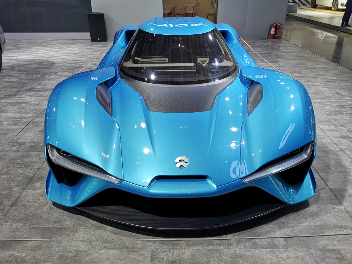 2021西安十一车展随拍蔚来跑车ep9