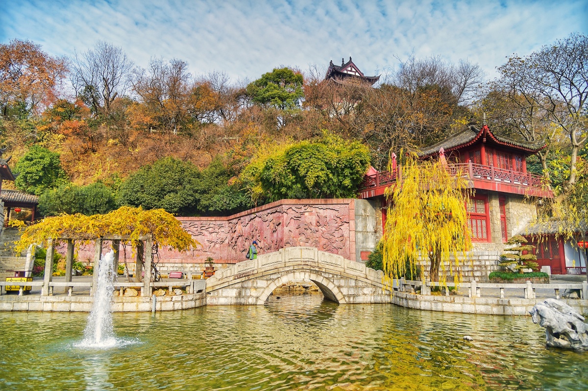 游黄鹤楼之鹅池,摄于2017年.