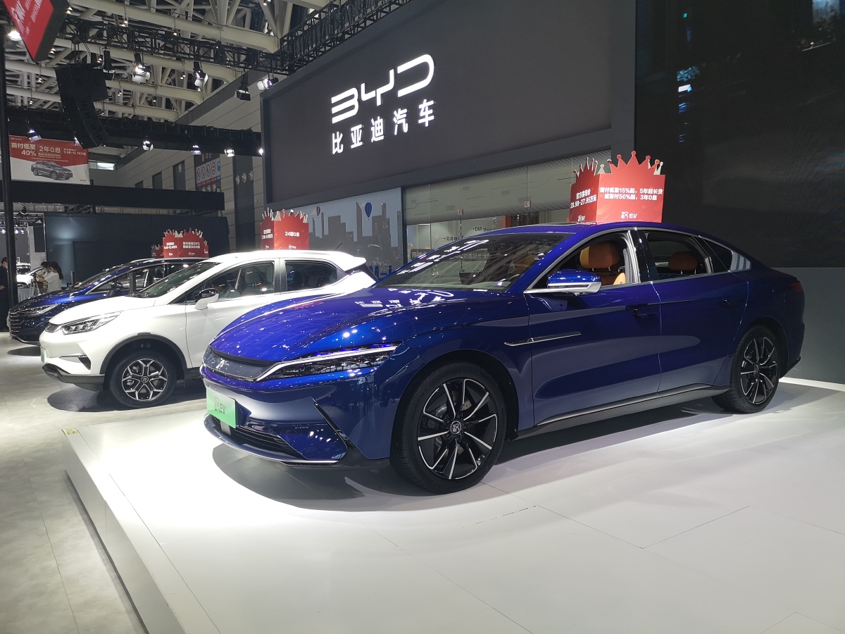 2021西安十一车展随拍比亚迪汽车