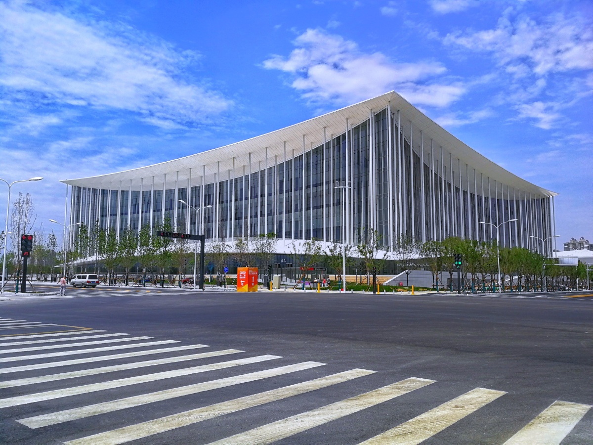 浐灞新貌,浐灞生态区西安丝路国展中心