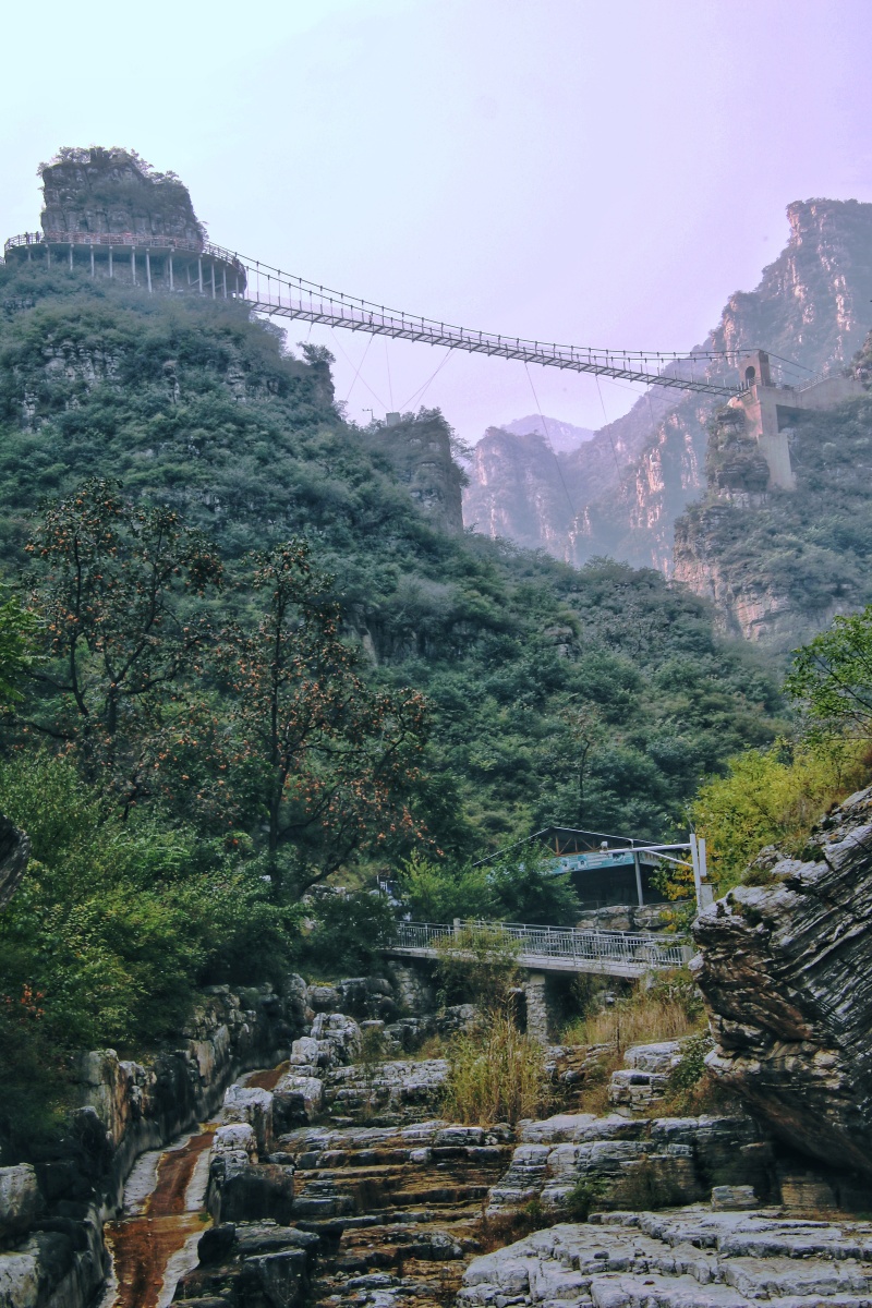 乐谷银滩玻璃吊桥