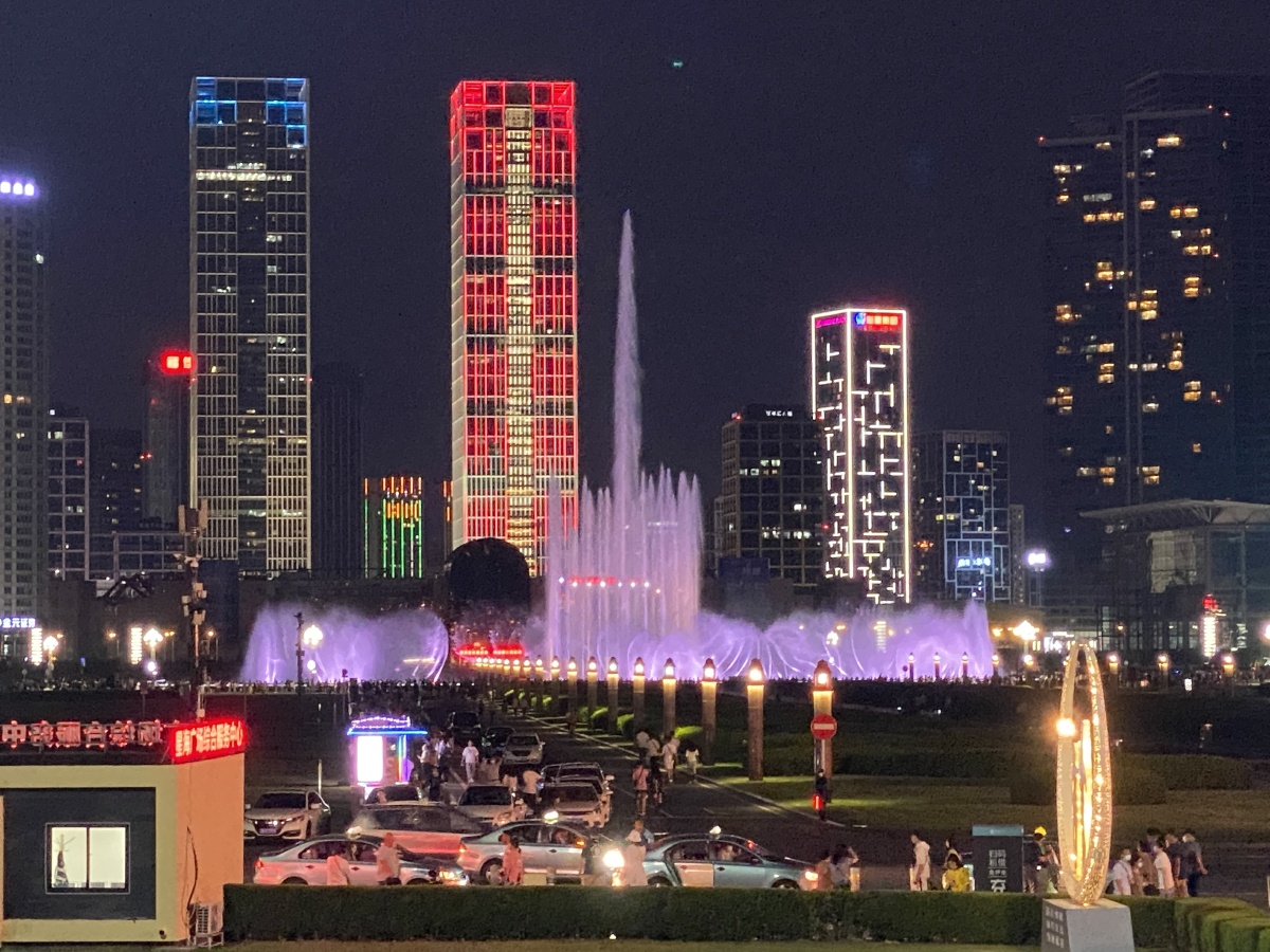 大连星海广场夜景