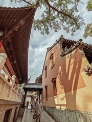 《来灵谷寺挂单的僧侣》