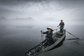 靠岸