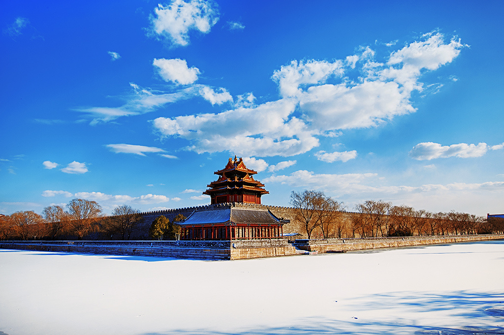 摄于北京故宫角楼