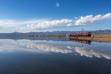 茶卡．小火车