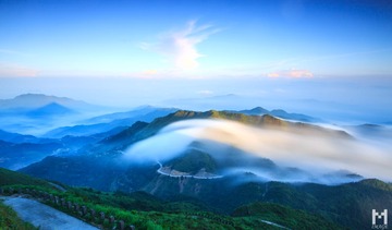 流动的云~