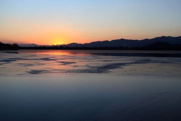 颐和园的夕阳
