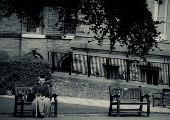 Saltaire - In Front of Centre Hall