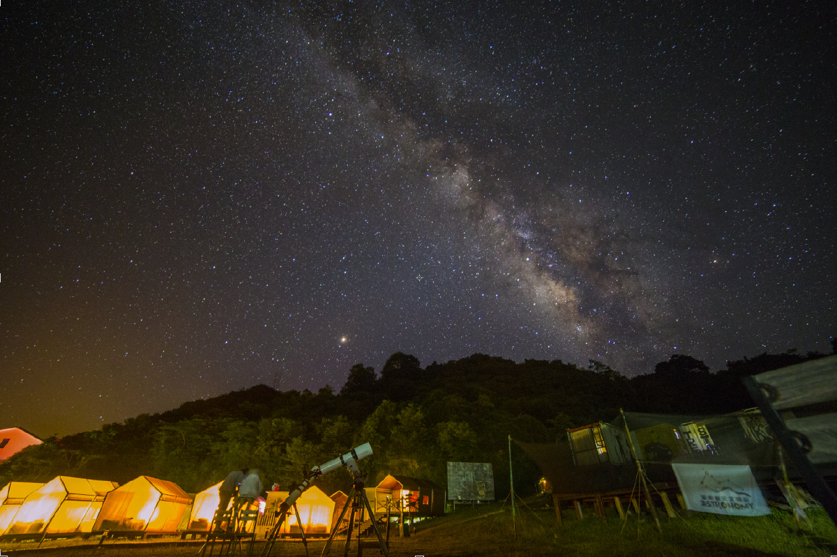 大围山星空