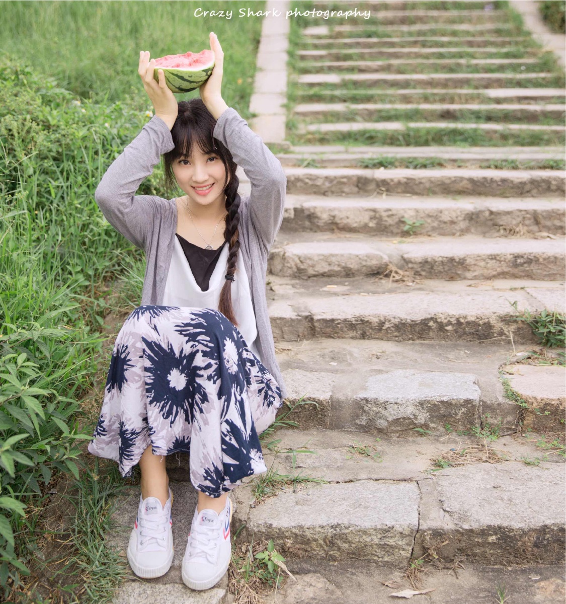 有西瓜味的照片 - 人像, 小清新, 日系, 美女 - Cr
