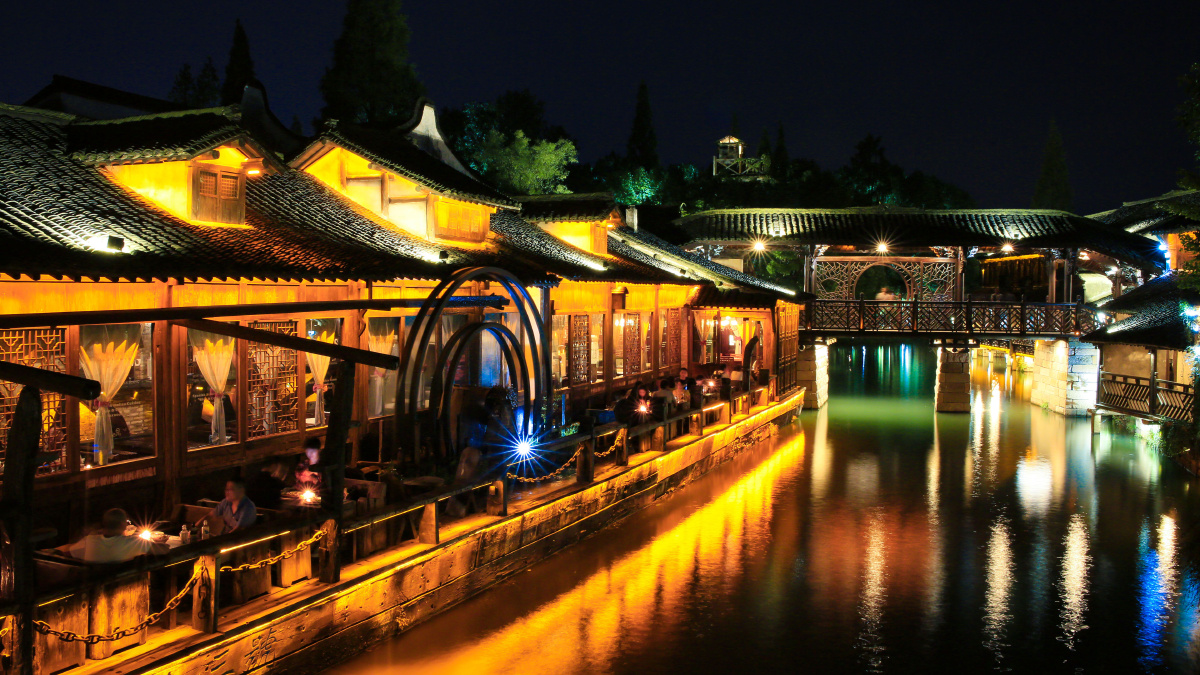 乌镇夜景by希柚