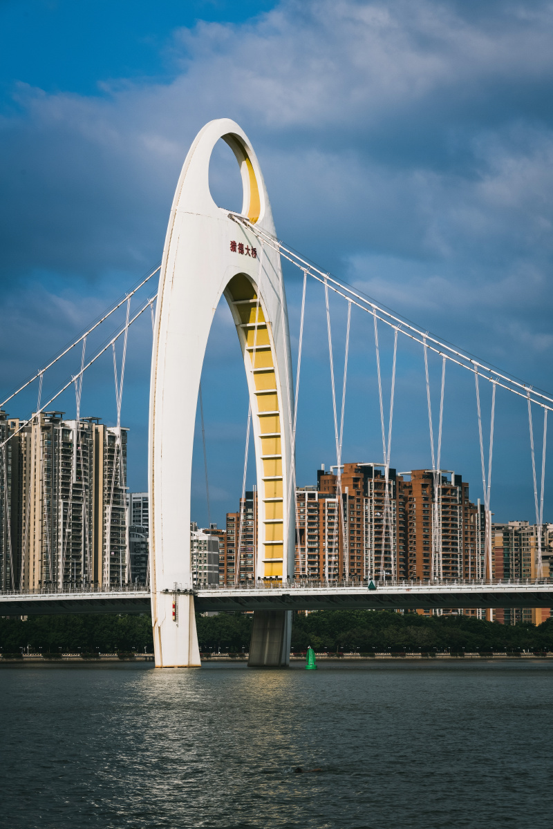 猎德悬索大桥猎德大桥是广州市内连接天河区与海珠区的过江通道位于