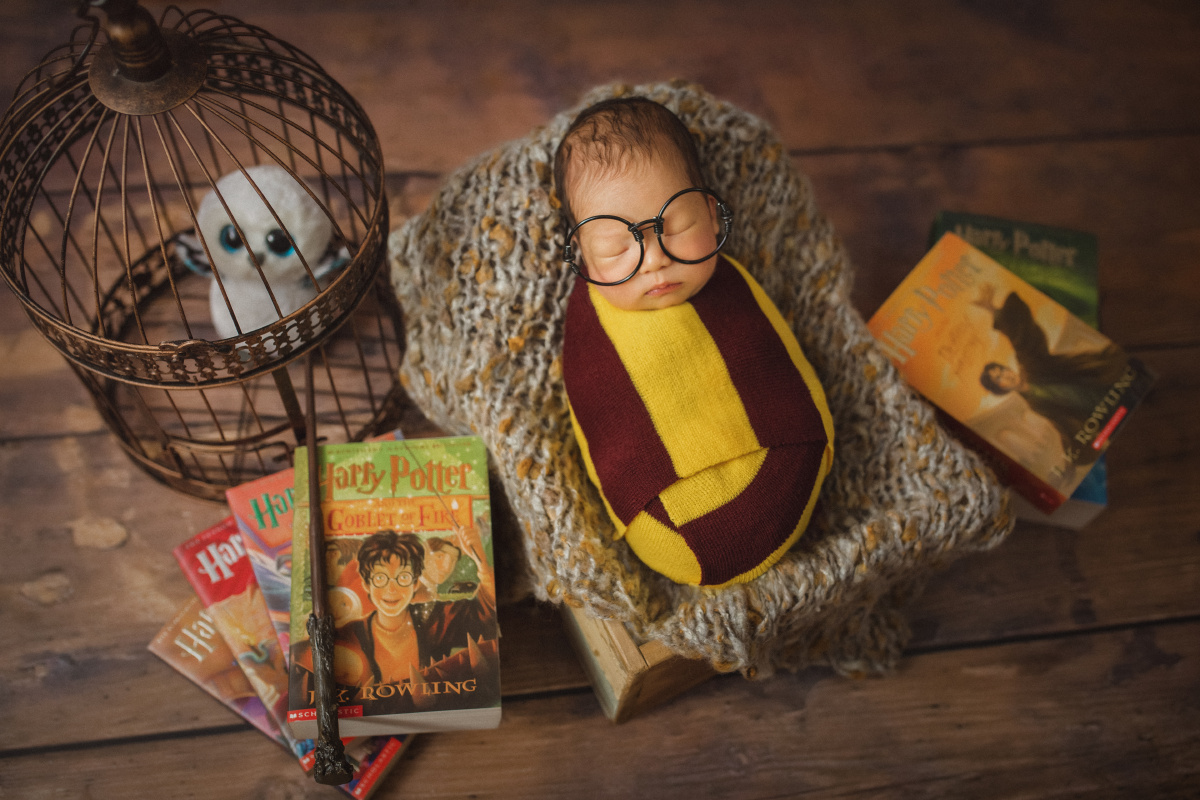 新生儿摄影-哈利波特