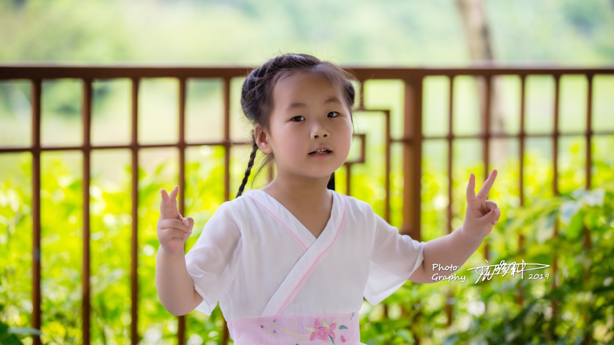 改良汉服小女孩夏天也可以美美哒