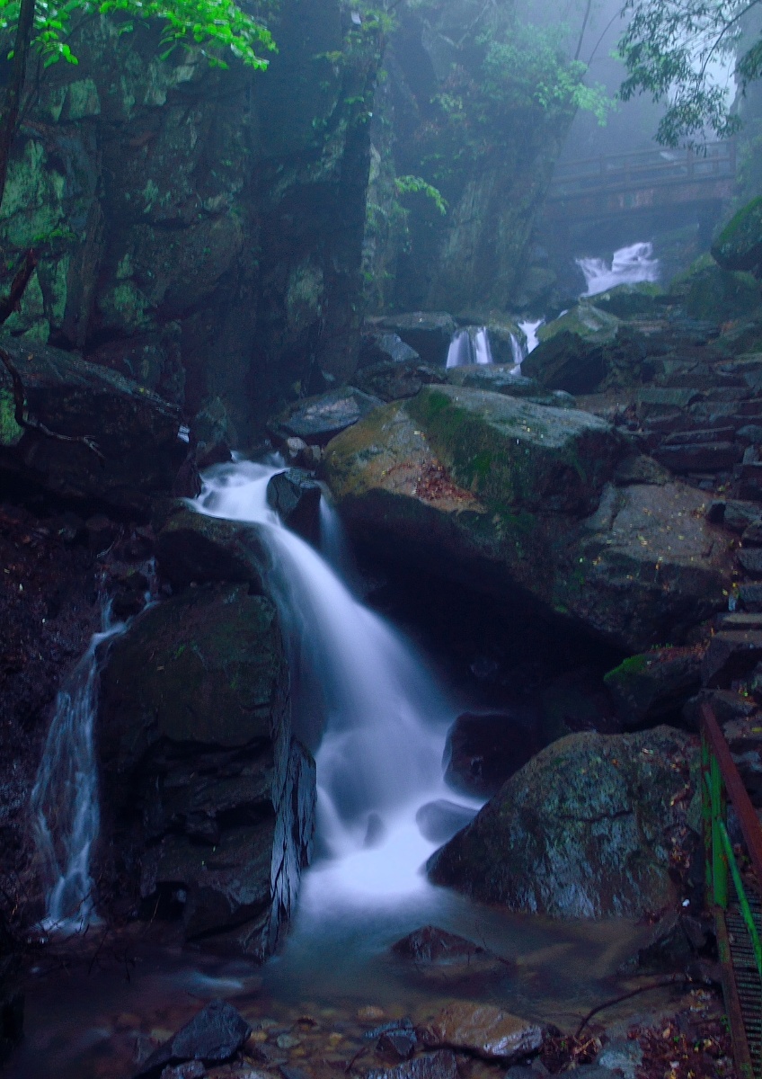 藏龙百瀑——慢门拍瀑布