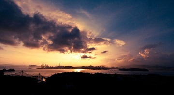 Sunset...