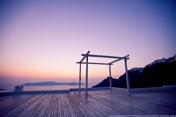Fira, Dana Villas 露台。
