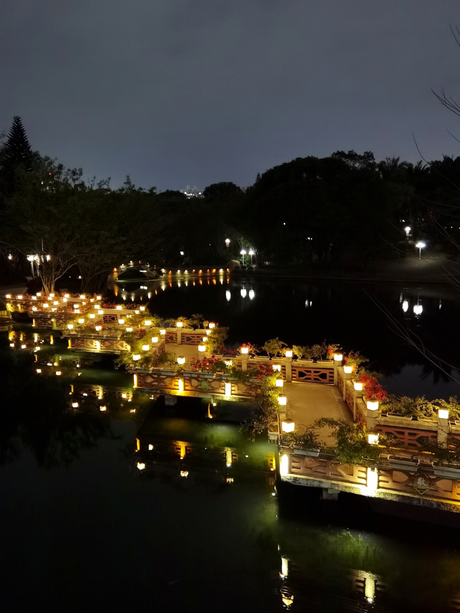 龙潭公园夜景