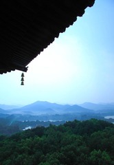 雷锋塔听雨