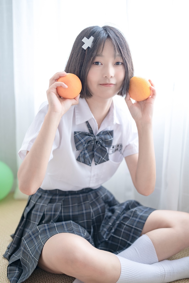 日系甜妹写真夏天橘子味的汽水和两三颗可乐味的星星78