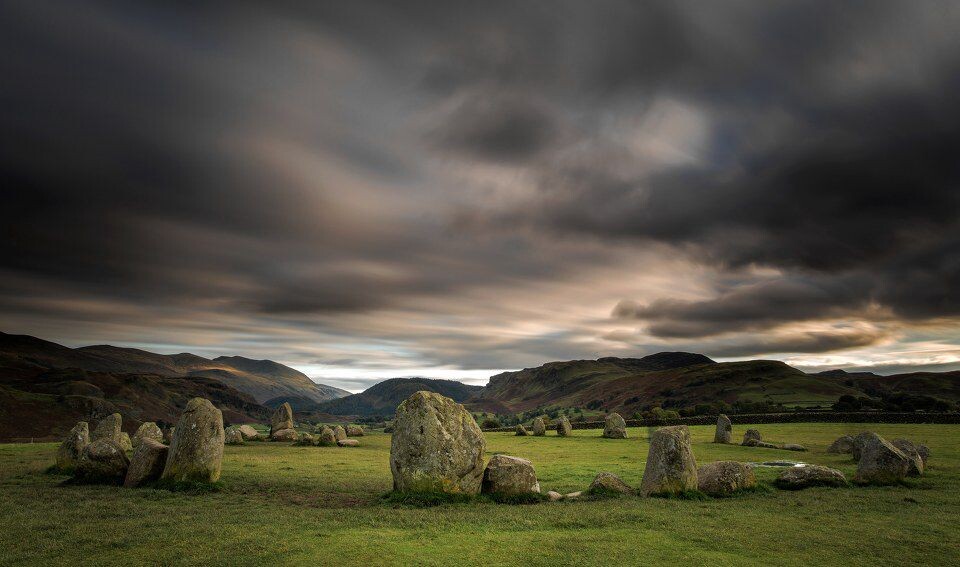 Castlerigg Stone Circle<br />
4500年前的石阵，用途还是个迷