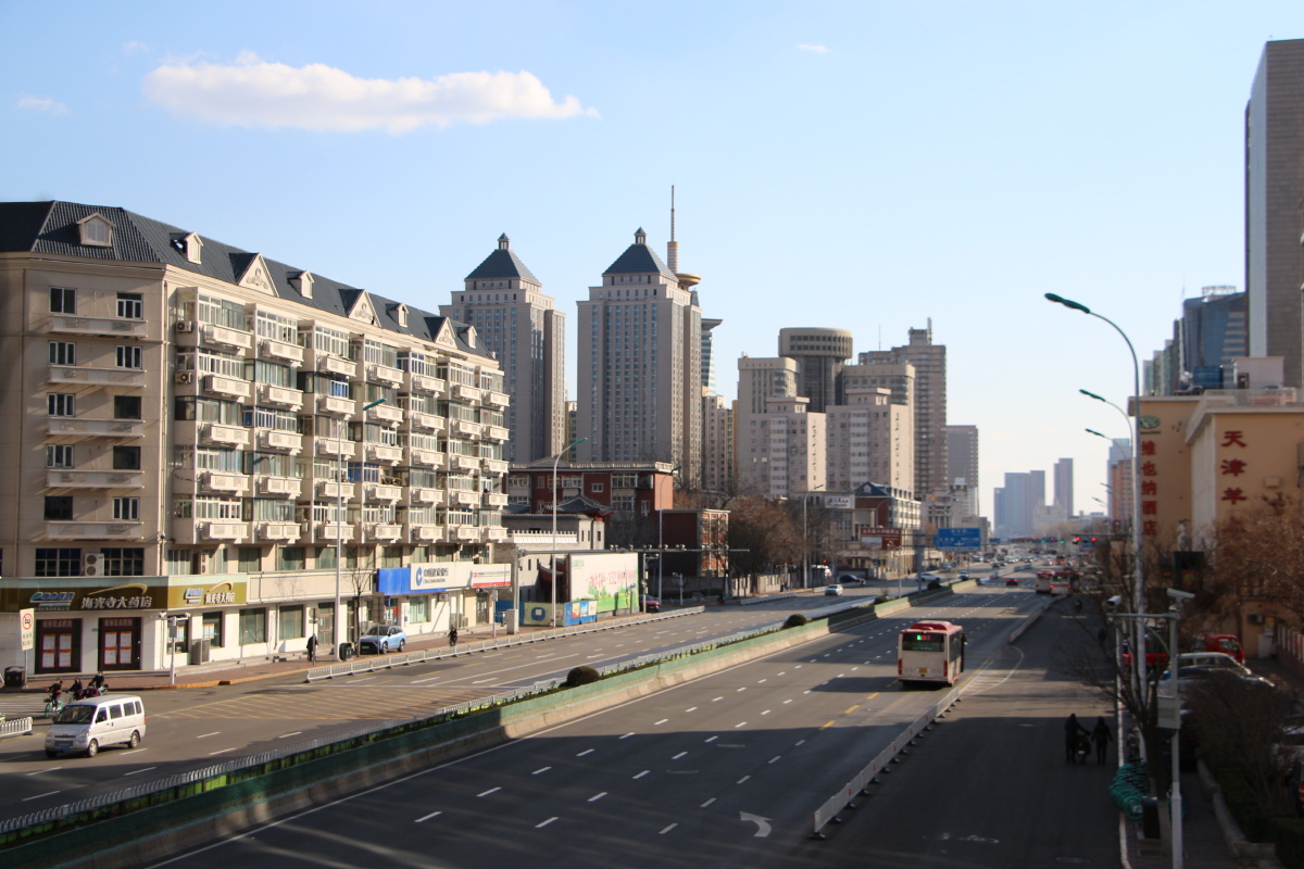 疫情时期的津城景象