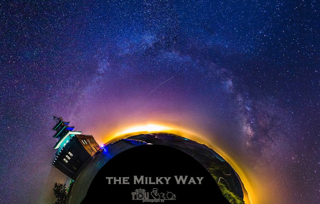 太原上空的银河，the Milky Way,7.29太原西山火情观测站，海拔1700＋。虽然天气不是太给力，不过银河依然璀璨。
