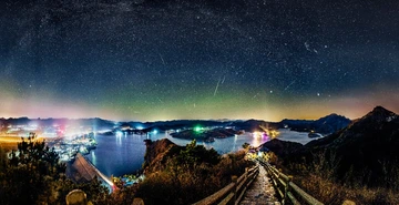 金海湖狮子座流星雨