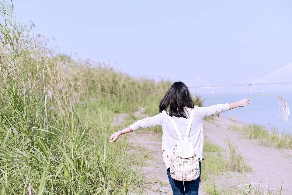 @汉口江滩芦苇荡<br />
有小清新的心无小清新的力