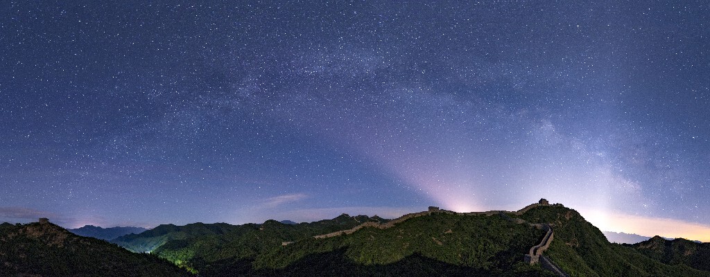 司马台长城灯光