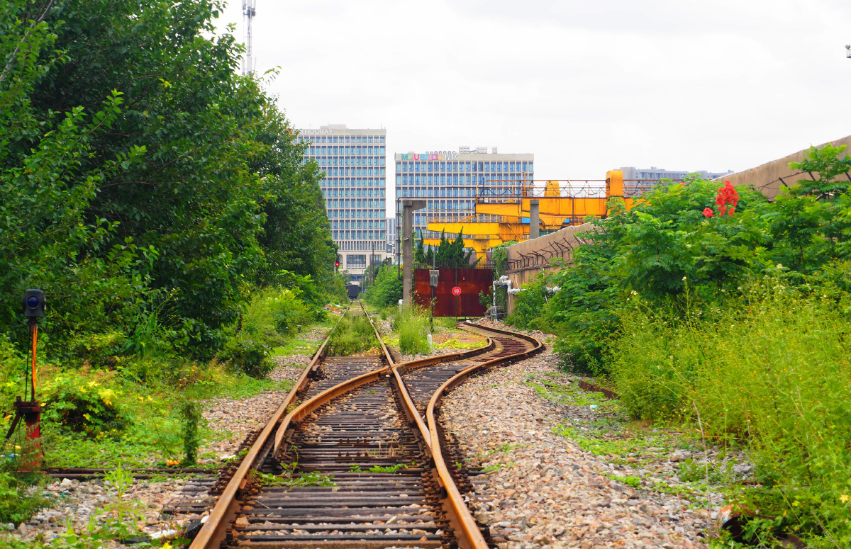 上钢一厂废弃铁路