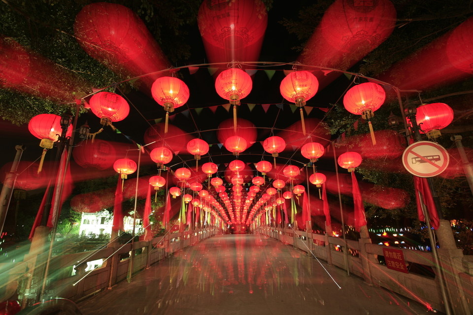 潮州西湖虹桥(变焦)